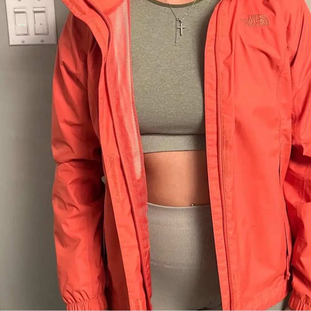 The North Face Coral Rain Jacket Lightweight and Eye-Catching